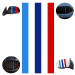 Paski BMW flaga M Performance naklejka paski na grill 2X22