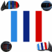 Paski BMW flaga M Performance naklejka paski na grill 5X25