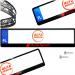 Ramka pod tablice rejestracyjne AUDI SPORT 1 szt. ramki do tablic