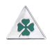 Emblemat koniczynka quadrifoglio verde mała