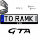 Ramki ramka tablic ALFA ROMEO GTA 1 szt. napis pod tablice rejestracyjne