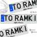 Ramka pod tablice rejestracyjne ALFA ROMEO 1 szt. biała połysk ramki do tablic napis