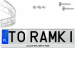 Ramka pod tablice rejestracyjne CHEVROLET CORVETTE 1 szt. biała połysk ramki do tablic napis