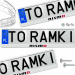 Ramka pod tablice rejestracyjne NISSAN NISMO 1 szt. biała połysk ramki do tablic napis