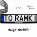 Ramki ramka tablic MOST WANTED 1 szt. napis pod tablice rejestracyjne