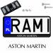 Ramka pod tablice rejestracyjne ASTON MARTIN 1 szt. napis USA JDM ramki do tablic