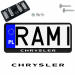 Ramka pod tablice rejestracyjne CHRYSLER 1 szt. napis USA JDM ramki do tablic