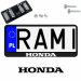 Ramka pod tablice rejestracyjne HONDA 1 szt. napis USA JDM ramki do tablic