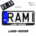 Ramka pod tablice rejestracyjne LAND ROVER 1 szt. napis USA JDM ramki do tablic