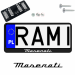 Ramka pod tablice rejestracyjne MASERATI 1 szt. napis USA JDM ramki do tablic
