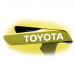TOYOTA naklejka wlepa na klamkę 8,4x1,5
